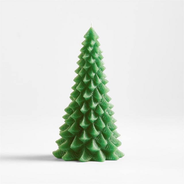 8" Green Tree Candle