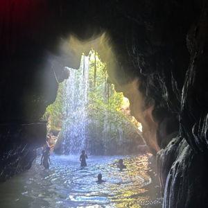 Charco Azul, Hidden Caves, Waterfalls, Beach, Free Adult Drinks
