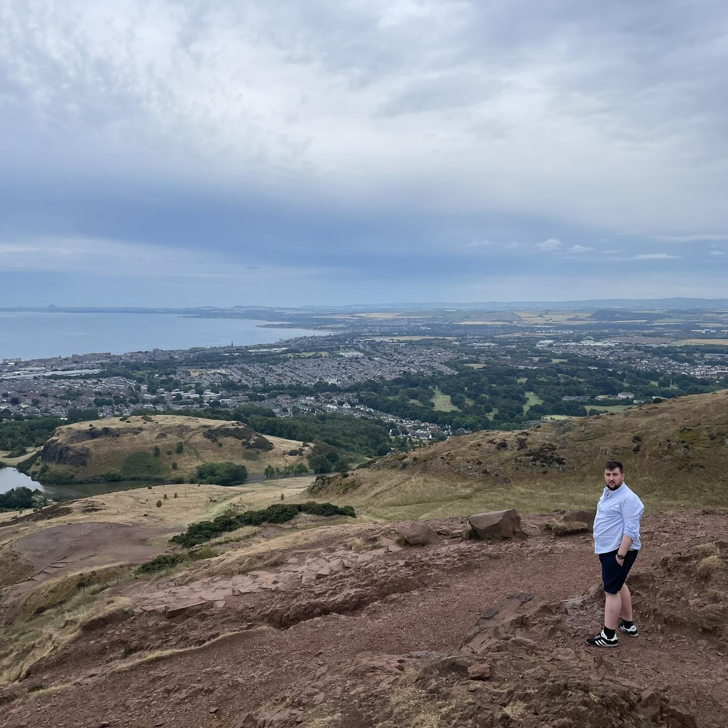 Arthur's Seat is one of the most recommended tourist activities and it is not easy. Also Ross said he would never do it again and then ended up taking me. :)