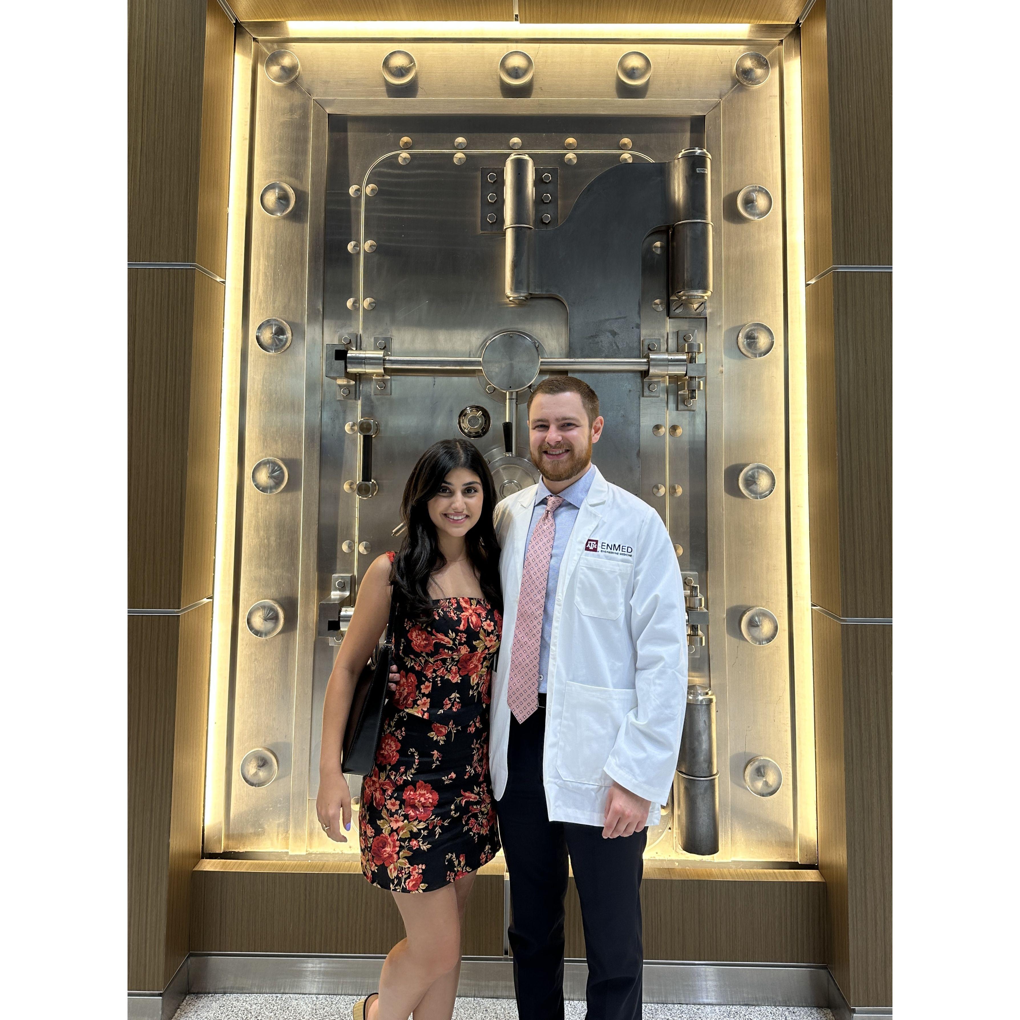 Clayton's white coat ceremony!