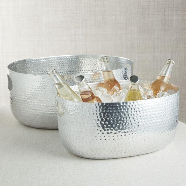 Bash Silver Beverage Tub
