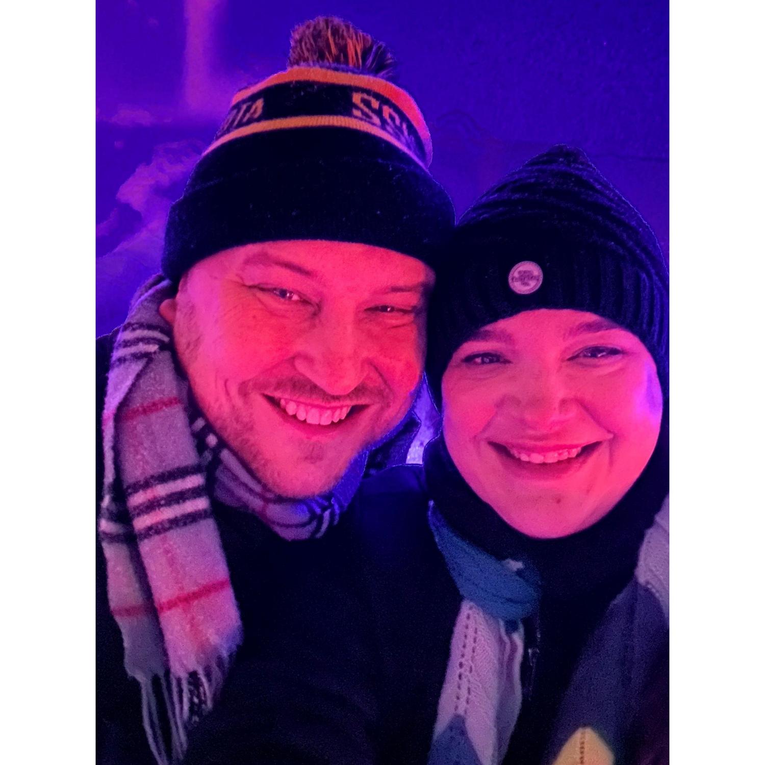 Navigating the ice maze, Eagan, Minnesota