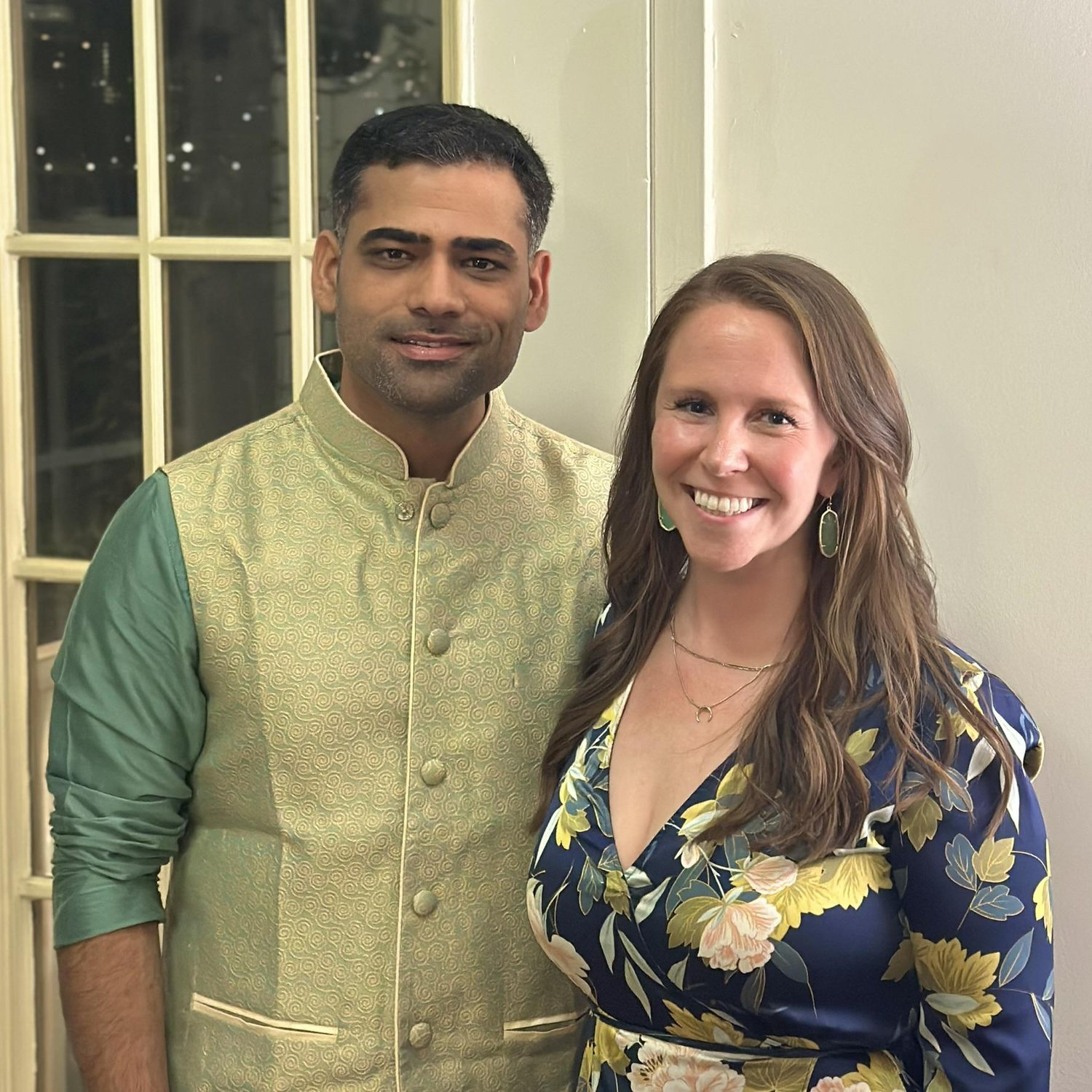 Kelsey's first Diwali!