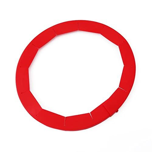 HS Silicone Adjustable Pie Crust Shield Pie Protectors (Red) 1pc