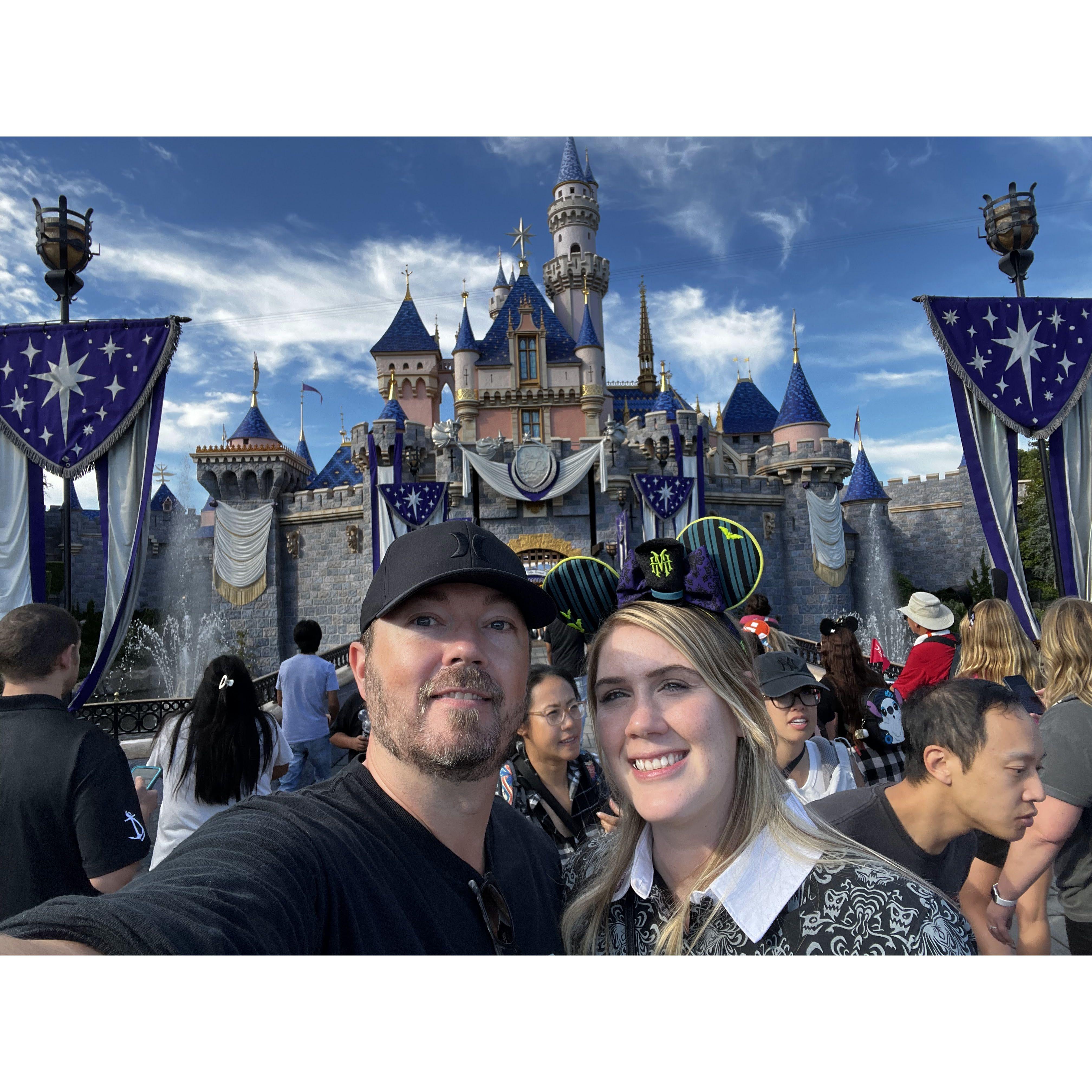 I drag Erik along to Disneyland with me every year and he always spoils me and makes it a wonderful time!