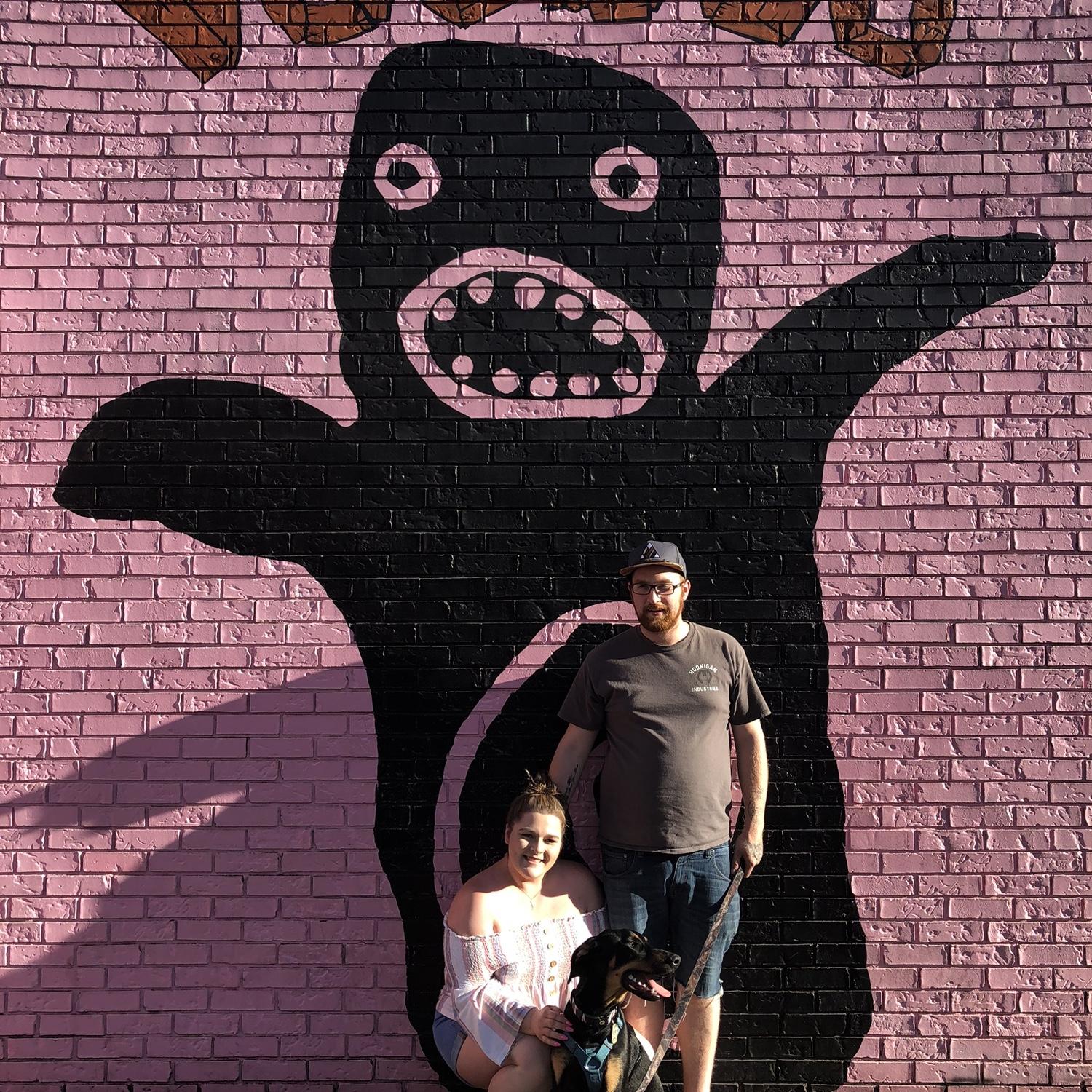 First Portland family trip with Opie, Summer 2019