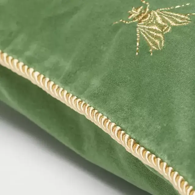 Embroidered Pillow Cover