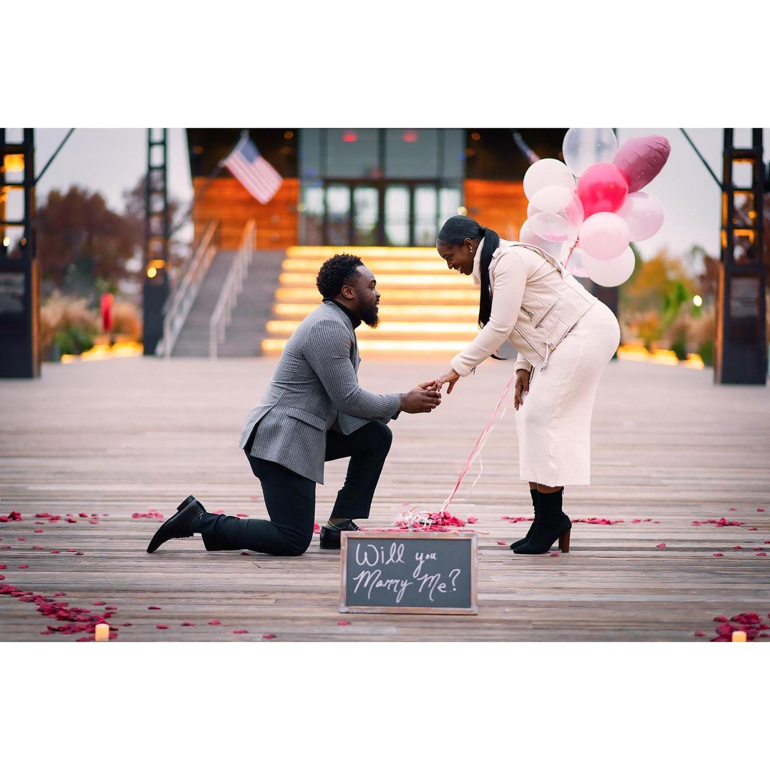 She said YES!!!