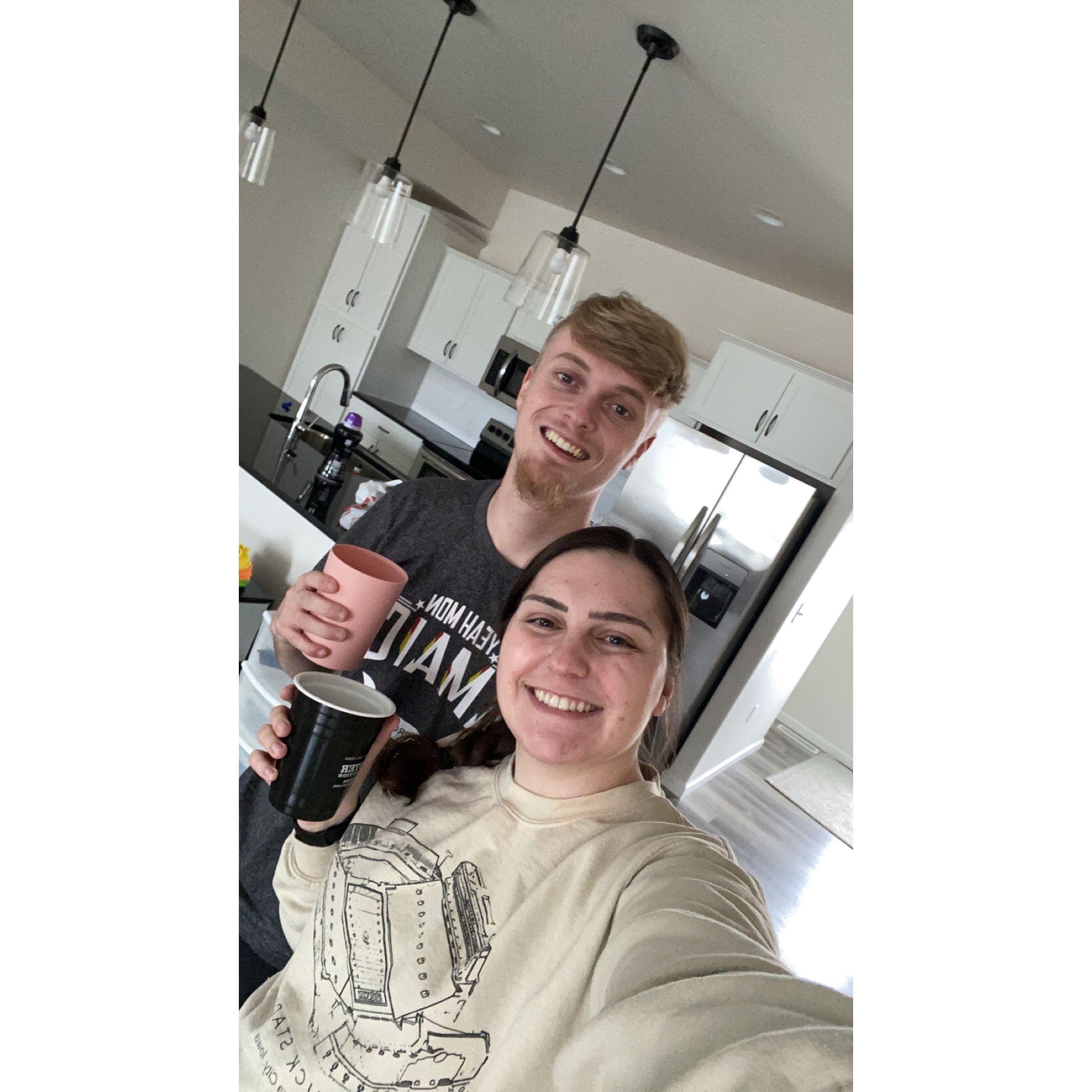Signed the lease to our house!