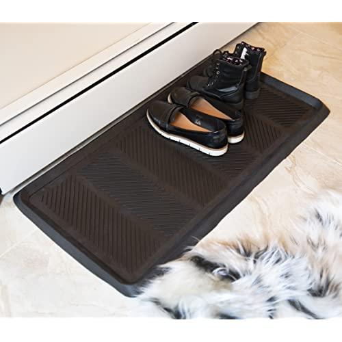 Ottomanson Rubber Doormat, 16" x 32" Rectangle