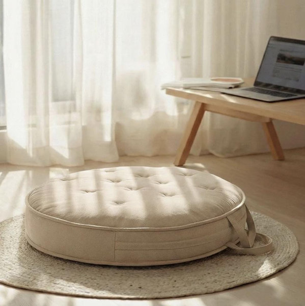 2 in 1 Cookie seat cushion - Khaki