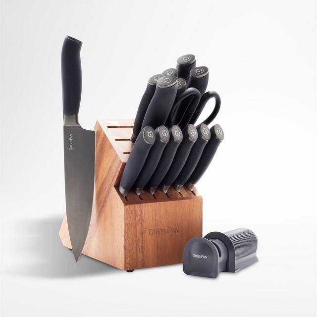 GreenPan ™ Ultimate 16-Piece Titanium Knife Block Set