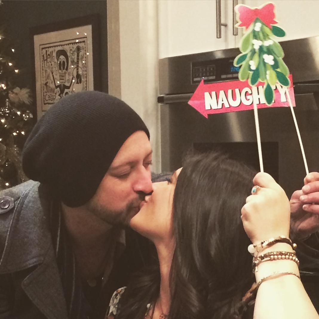 A neighbors holiday party years ago when we first started dating