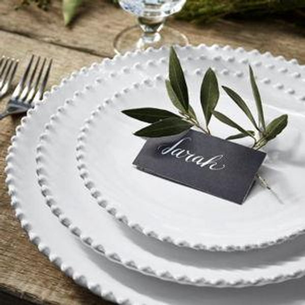 COSTA NOVA White Pearl Dinner Plate