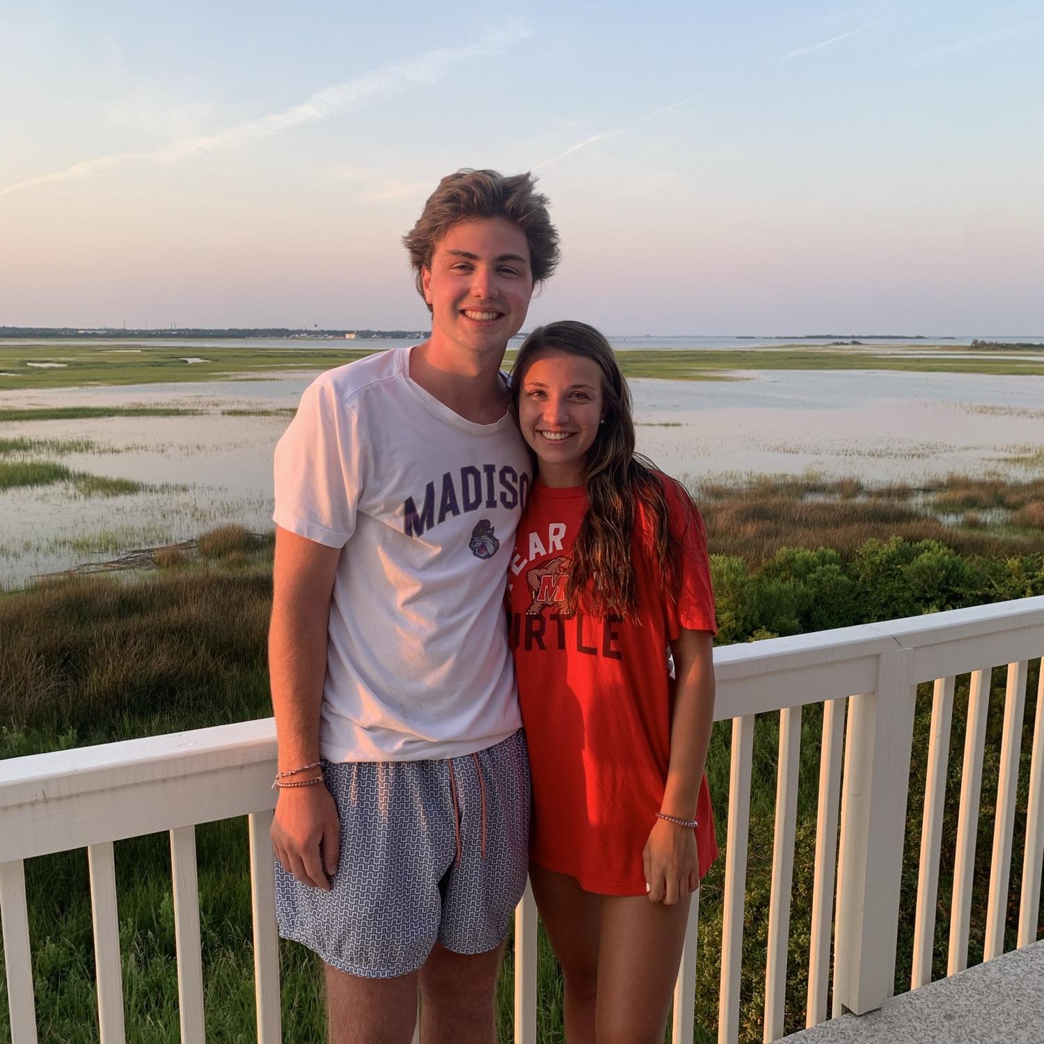 Our favorite place- Caswell Beach, NC, July 2020