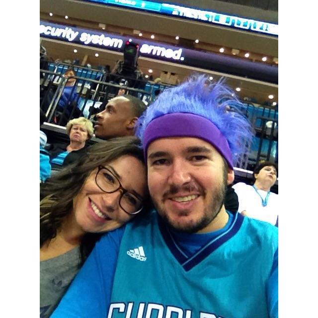 Charlotte Hornets second home game (after rebrand. Nov 1st, 2014.