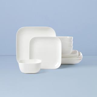Studio 1414 Square 12-Piece Dinnerware Set, Service for 4