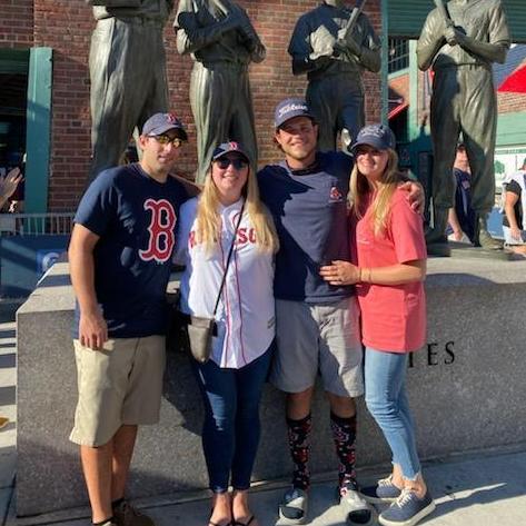 Red Sox game with Sarah and Matt!
