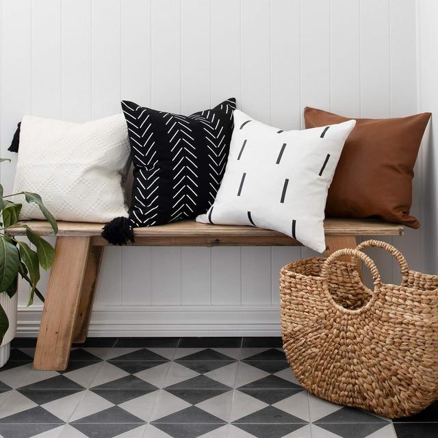 Throw Pillow Covers and Cases, Set of 4, 18” x 18” - Modern, Boho, Decorative Cover Sets for Pillows - Couch, Bed, Home Decor - Variety Case Collection of Unique Bedding and Accessories