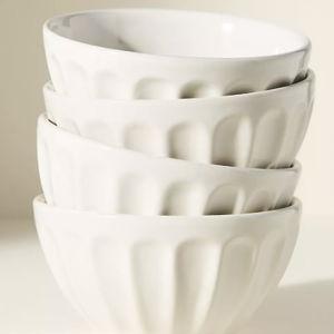 The Latte Stoneware Cereal Bowls, Set of 4: Amelie Edition