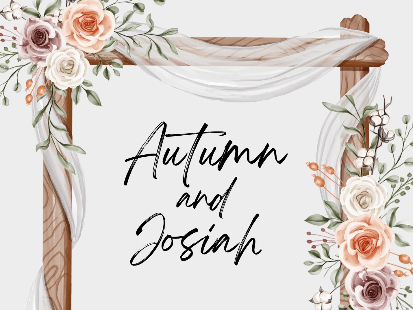 The Wedding Website of Autumn Goff and Josiah Davis