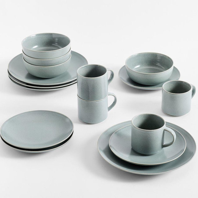 Mason 16-Piece Dinnerware Set - Chambray
