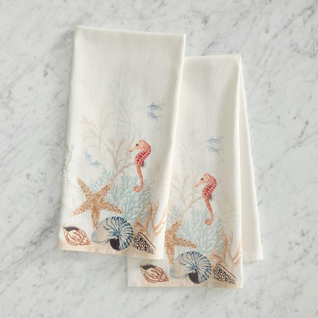 Enchanted Sea Tea Towels, Set of 2 - Multi