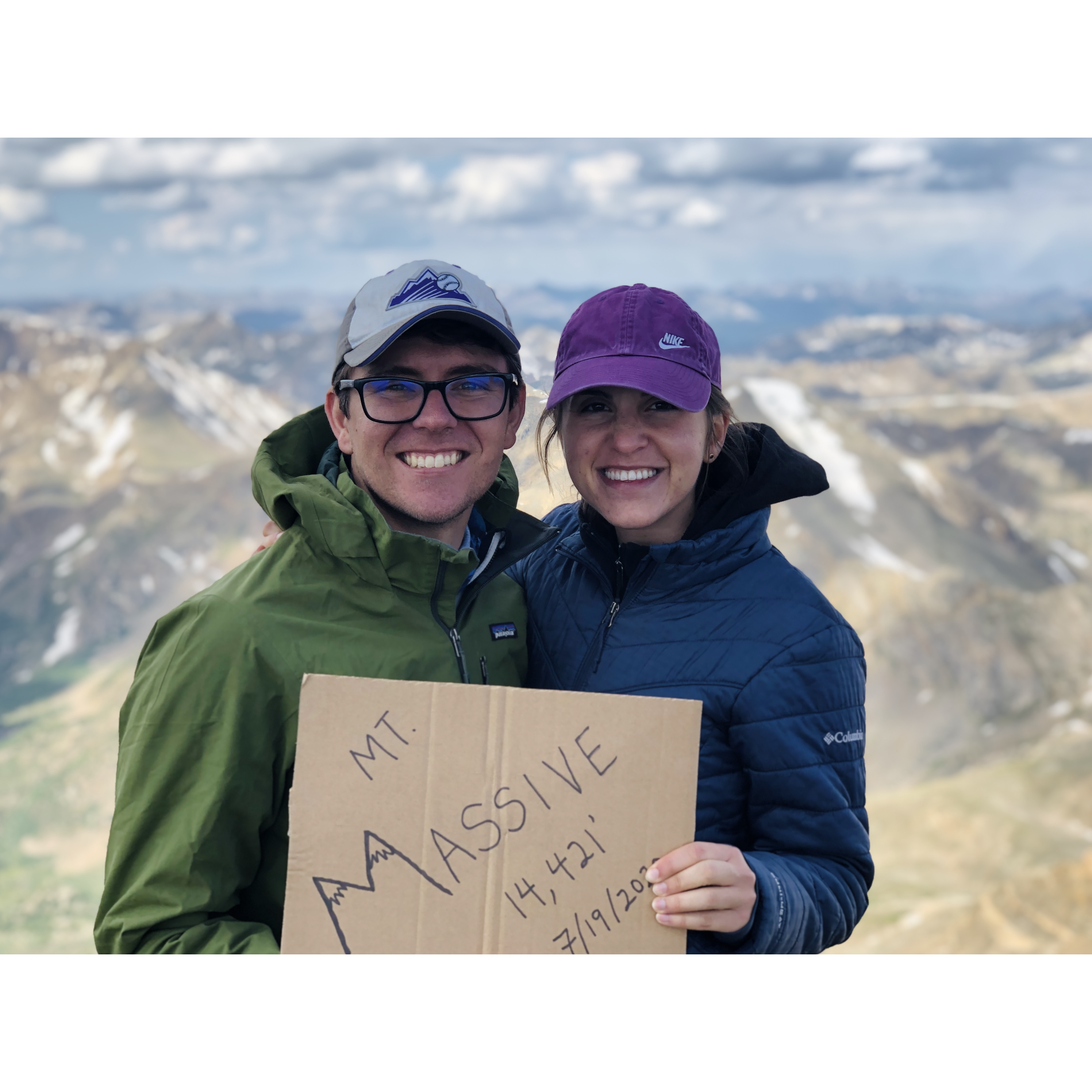 Summit of one of many Colorado 14ers together, this one was MASSIVE!