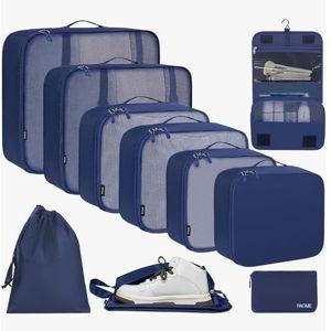 BAGAIL 6 Set/8 Set/10 Set Packing Cubes Various Sizes Packing Organizer for Travel Accessories Luggage Carry On Suitcase