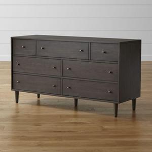 Barnes Smoke Brown 7-Drawer Dresser