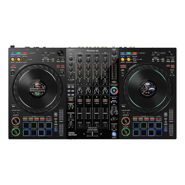 Pioneer DJ DDJ-FLX10 Limited Edition - 4-channel DJ controller for Rekordbox & Serato - Black