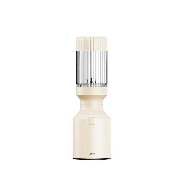 The Beast Mini Blender | Mini Countertop Kitchen Blender | Blend Smoothies and Shakes, Dressings, Sauces, Dips | Straw Cap and Straws Included | 600W (Sand)