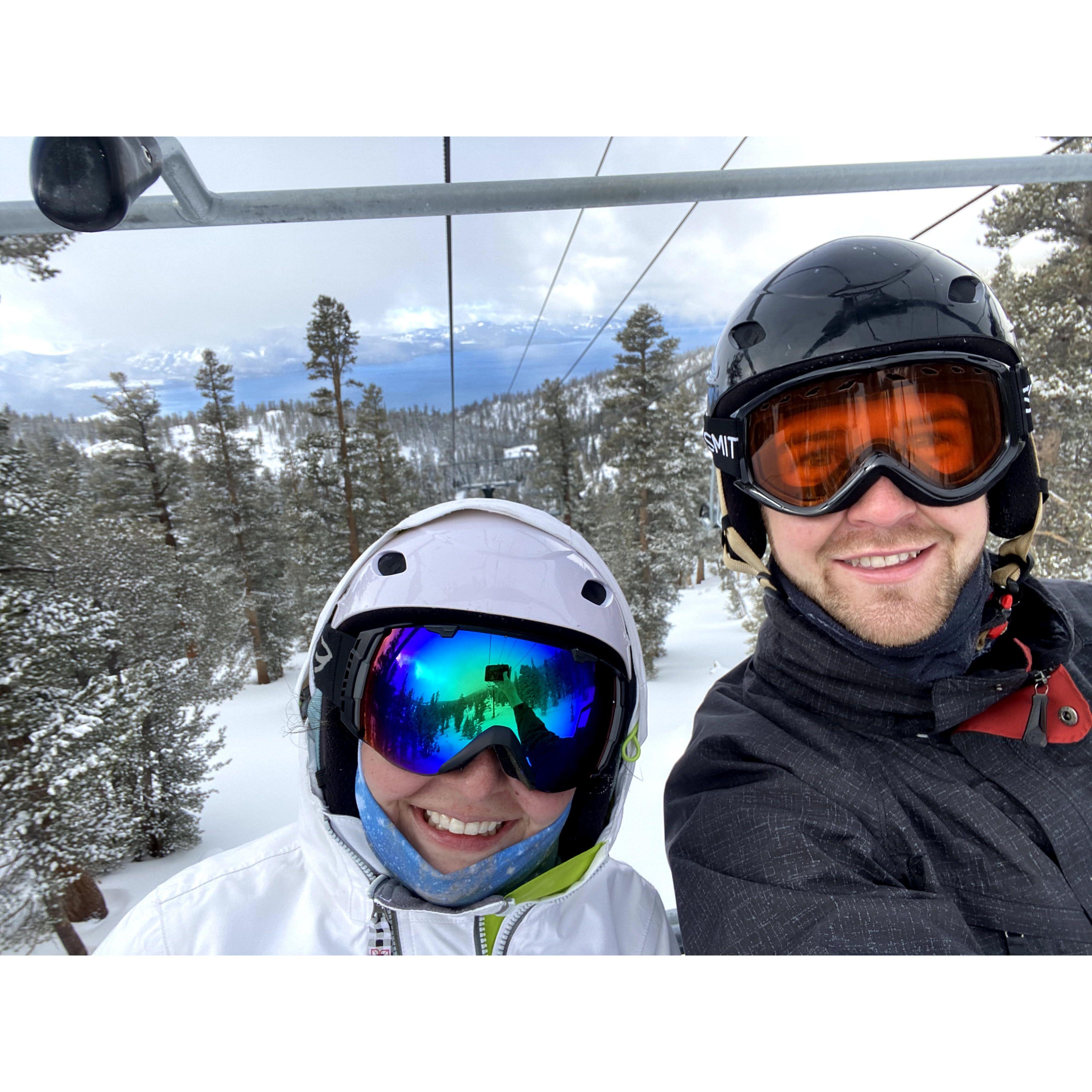 Skiing in Tahoe (December 2020)