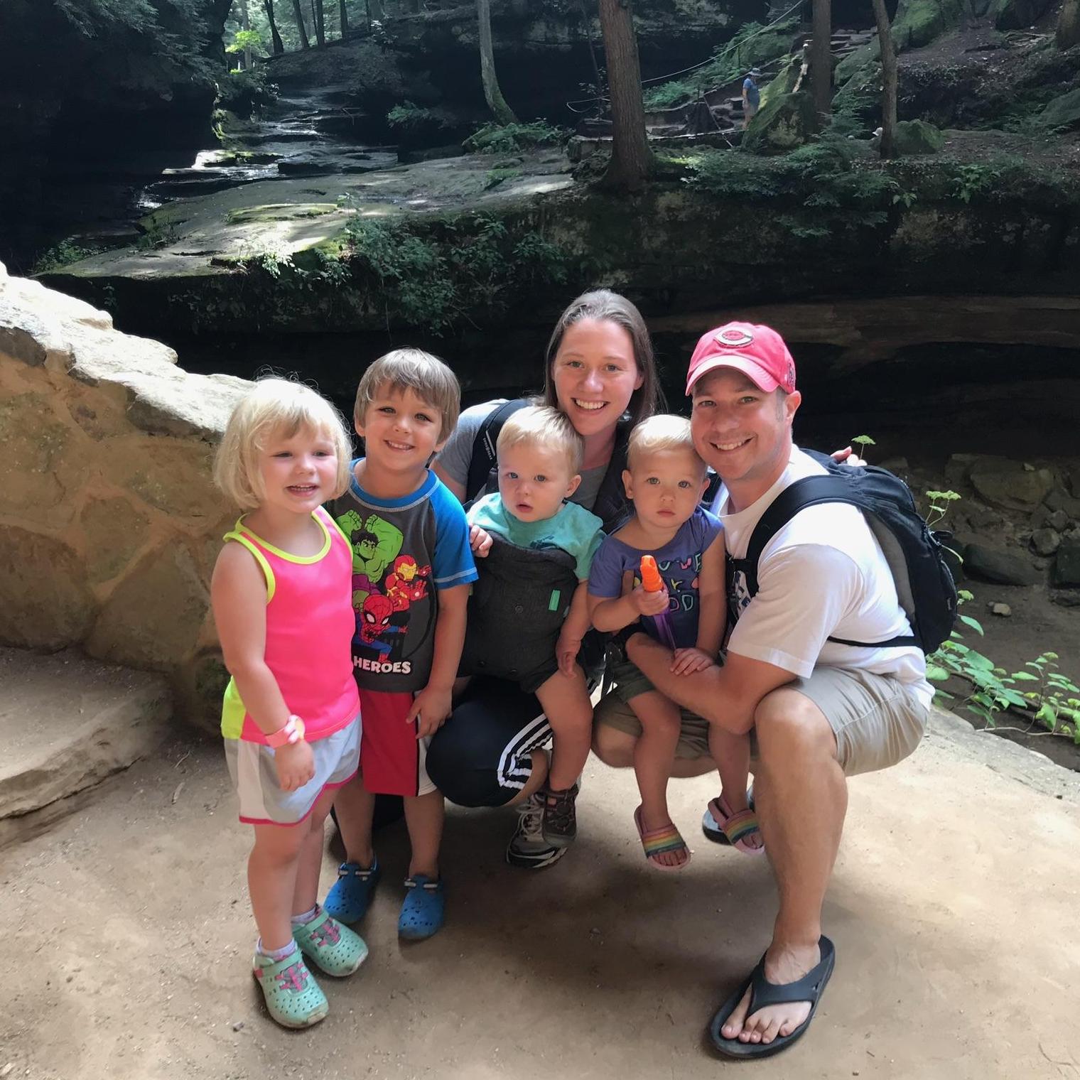 Family trip to Hocking Hills.