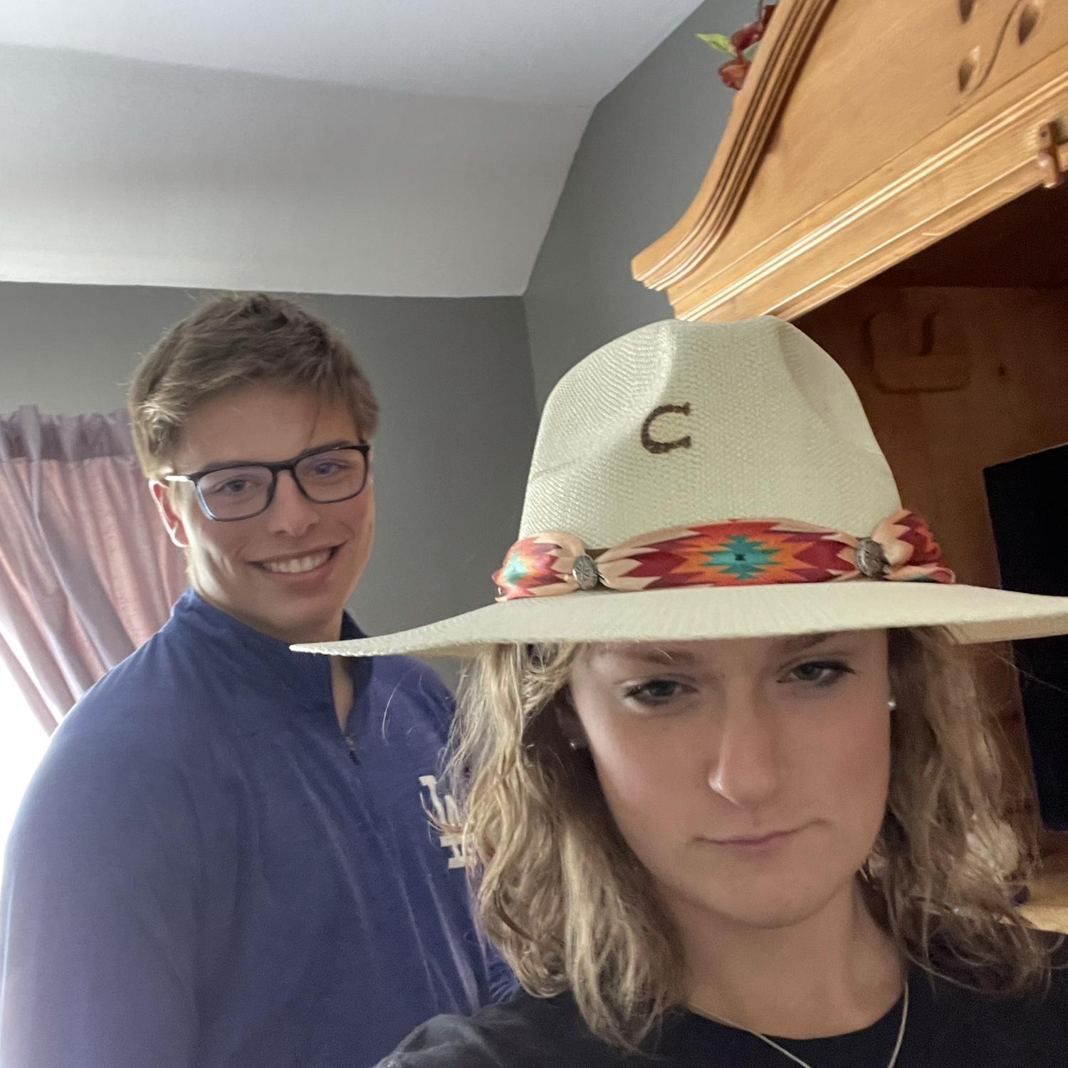 We took this pic the day Ben left for college. He was a mess leaving everyone, but he was strong! Kylee loves her emotional boy.