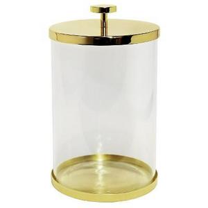 Canister Gold/Glass (Large) - Nate Berkus™