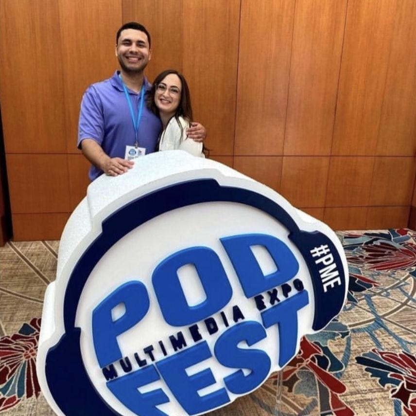 Core memory of Rita's start to podcasting-- and her AMAZING support partner Kenny!