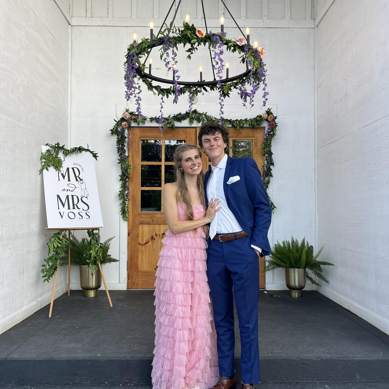 In June 2025 we were in our first wedding together for two of our best friends Jenna and Brady! Weddings replaced functions for us and before our own wedding we will have gone to 16 together!