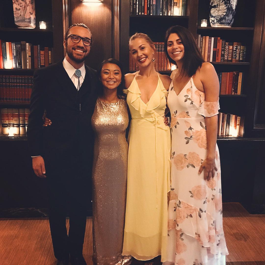 Jessie, Malin, Tahnee and Sam at Leslie's wedding 2017