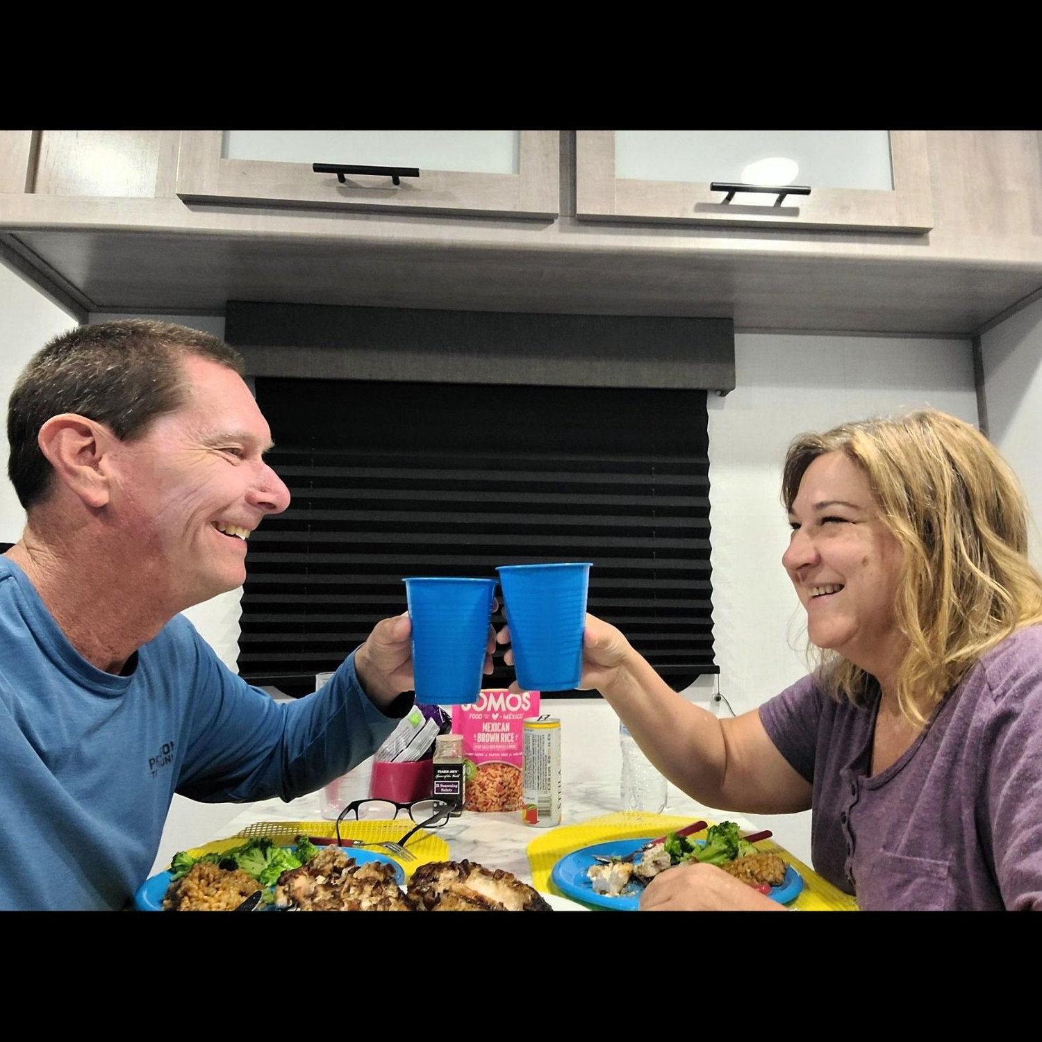 Our first night in our new camper.