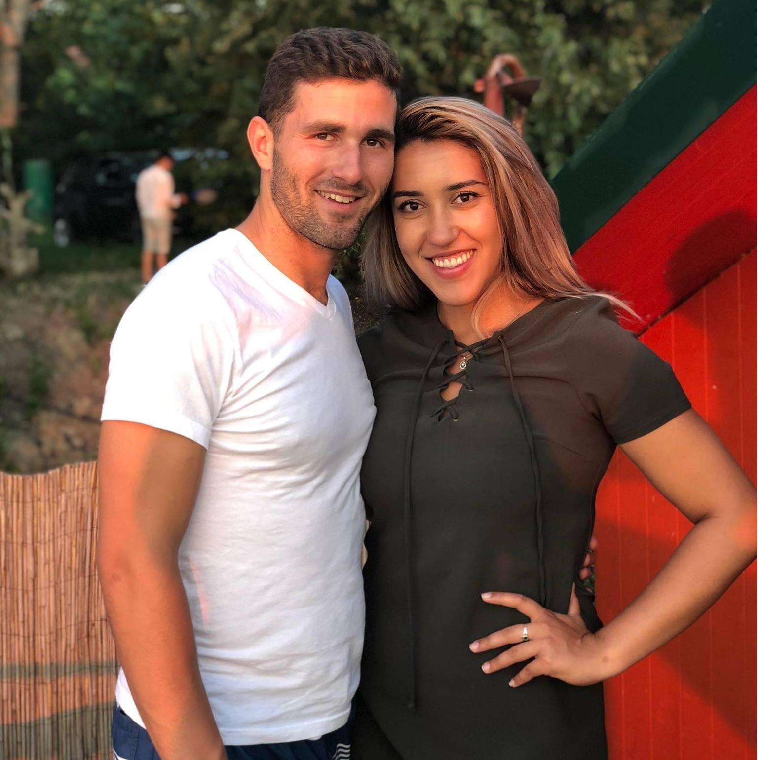 This photo was taken at Uros' river house in Belgrade on Isabella's 22nd birthday! Uros' family threw a party for her and much to Isabella's pleasure there were 2 cakes