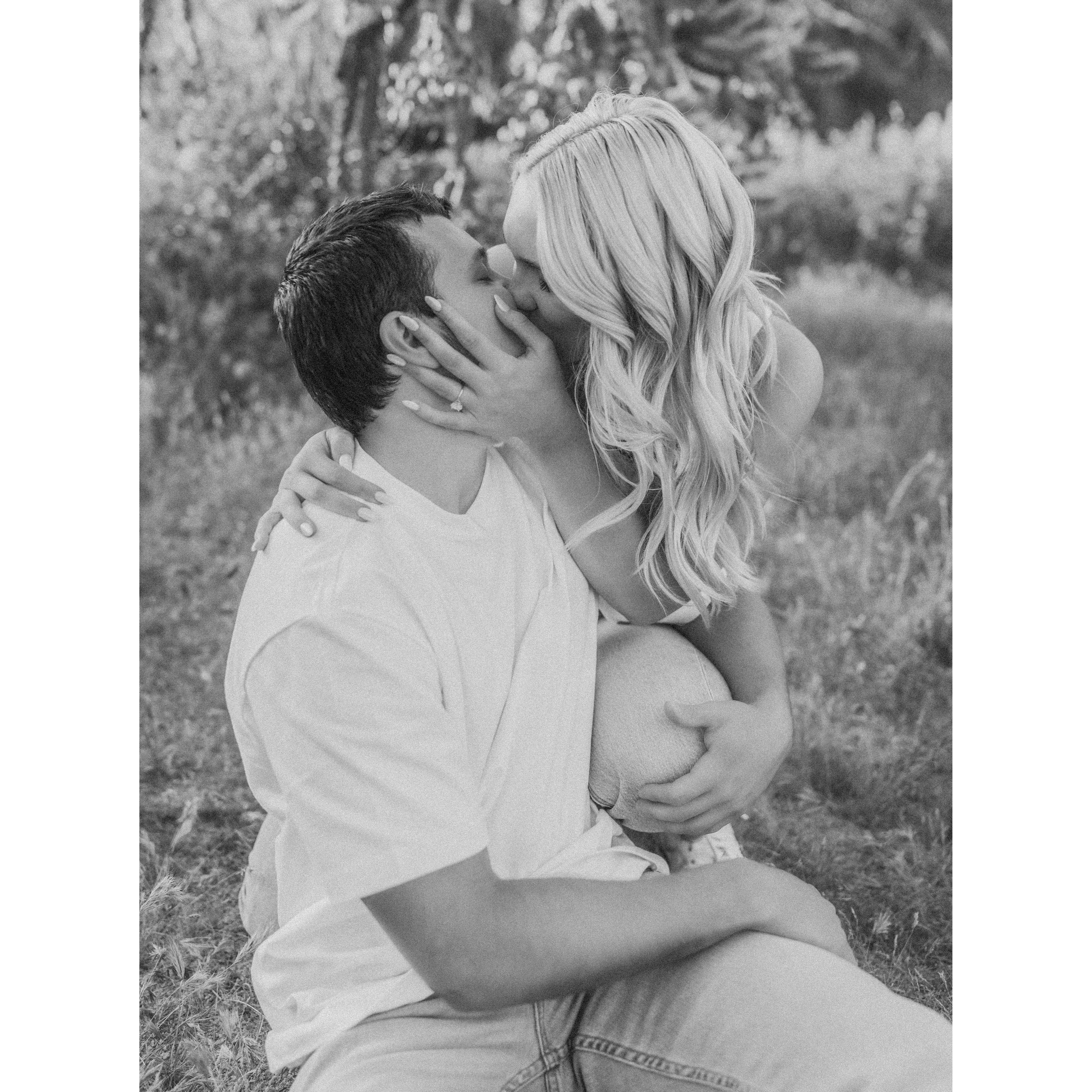 Engagement Shoot taken near the Superstition Mountains in Arizona - April 2024