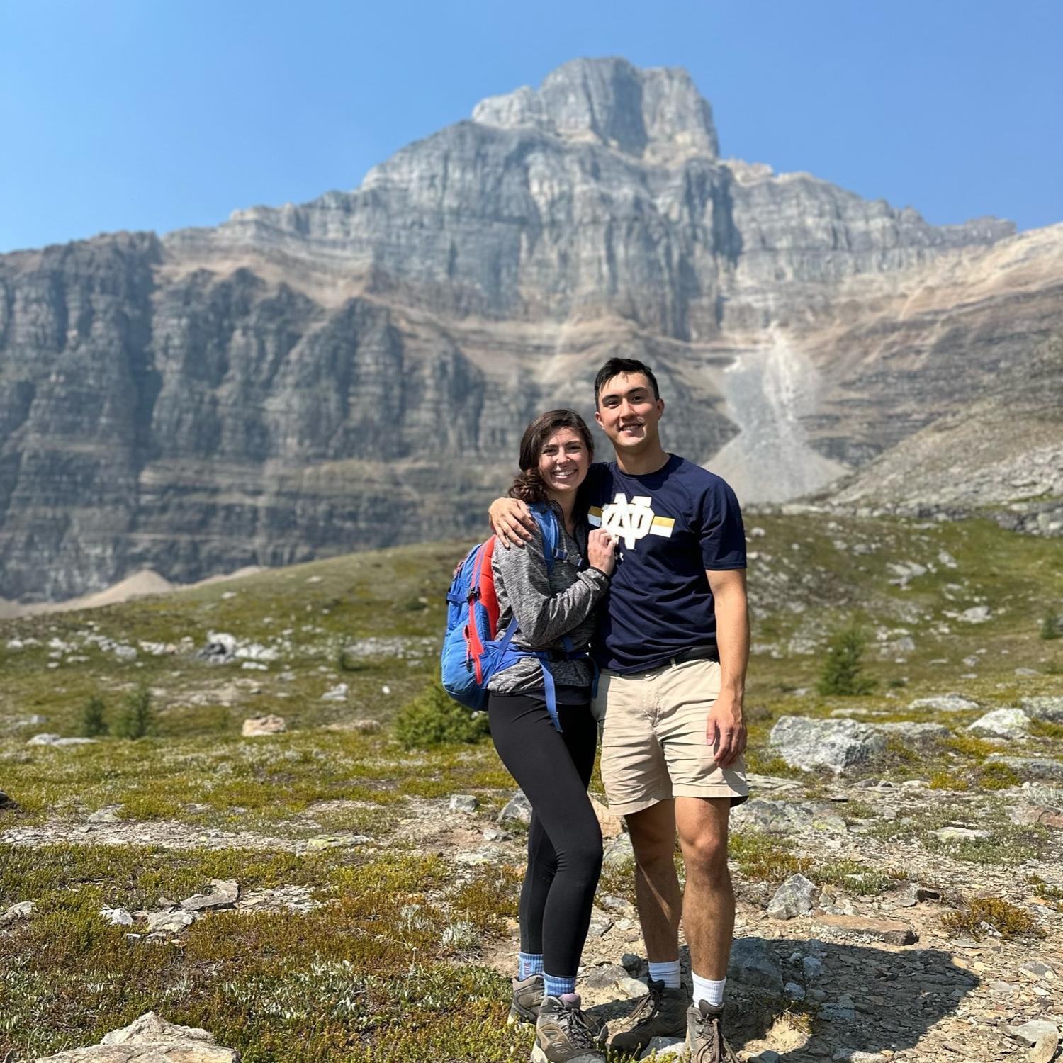 August 2023 - Hiking at Moraine Lake in Banff National Park, Canada!