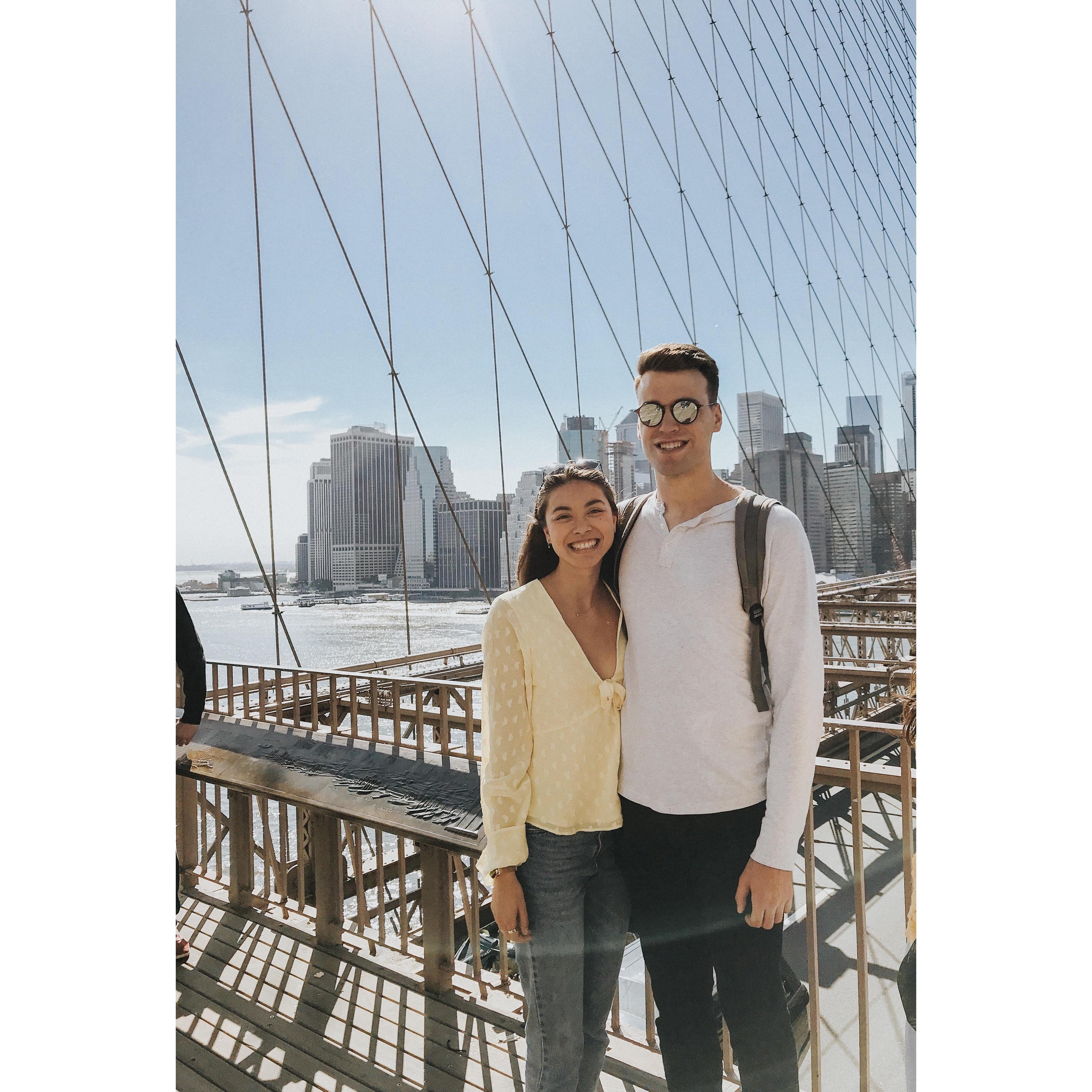 Walking the Brooklyn Bridge