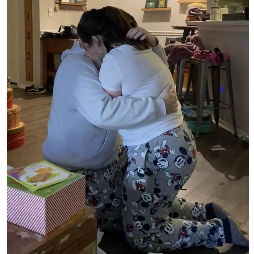 Me sobbing uncontrollably after he proposed