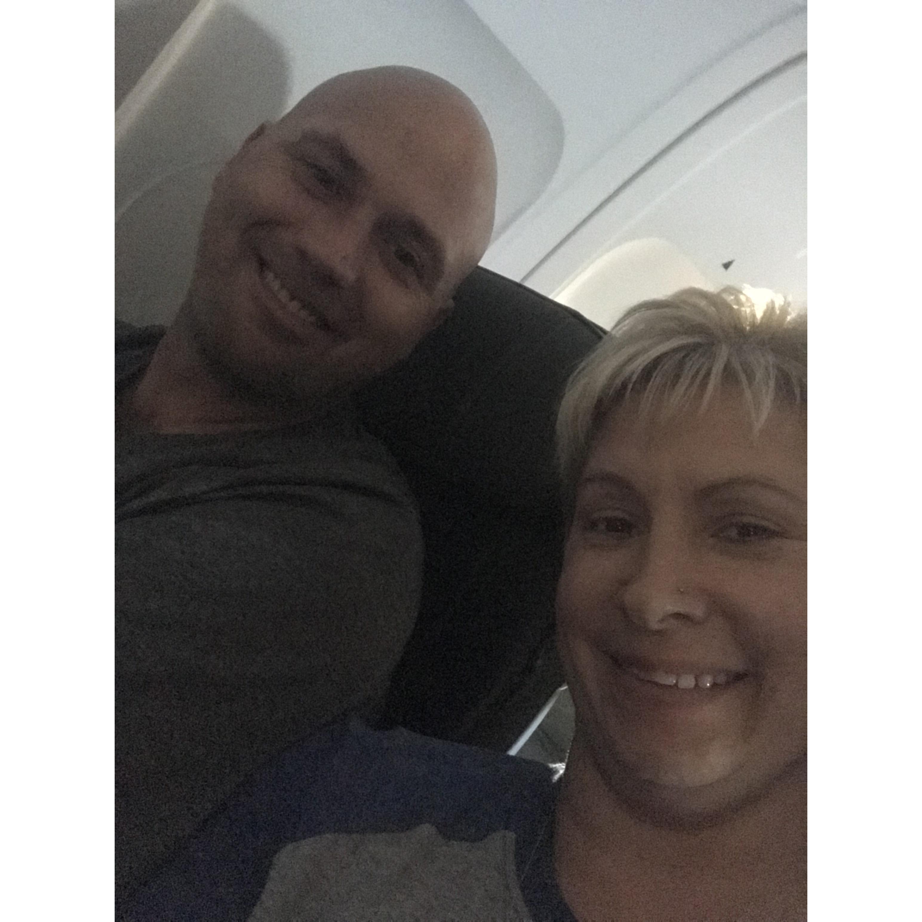 He got me on a plane for the first time! To Vegas of all places!!!