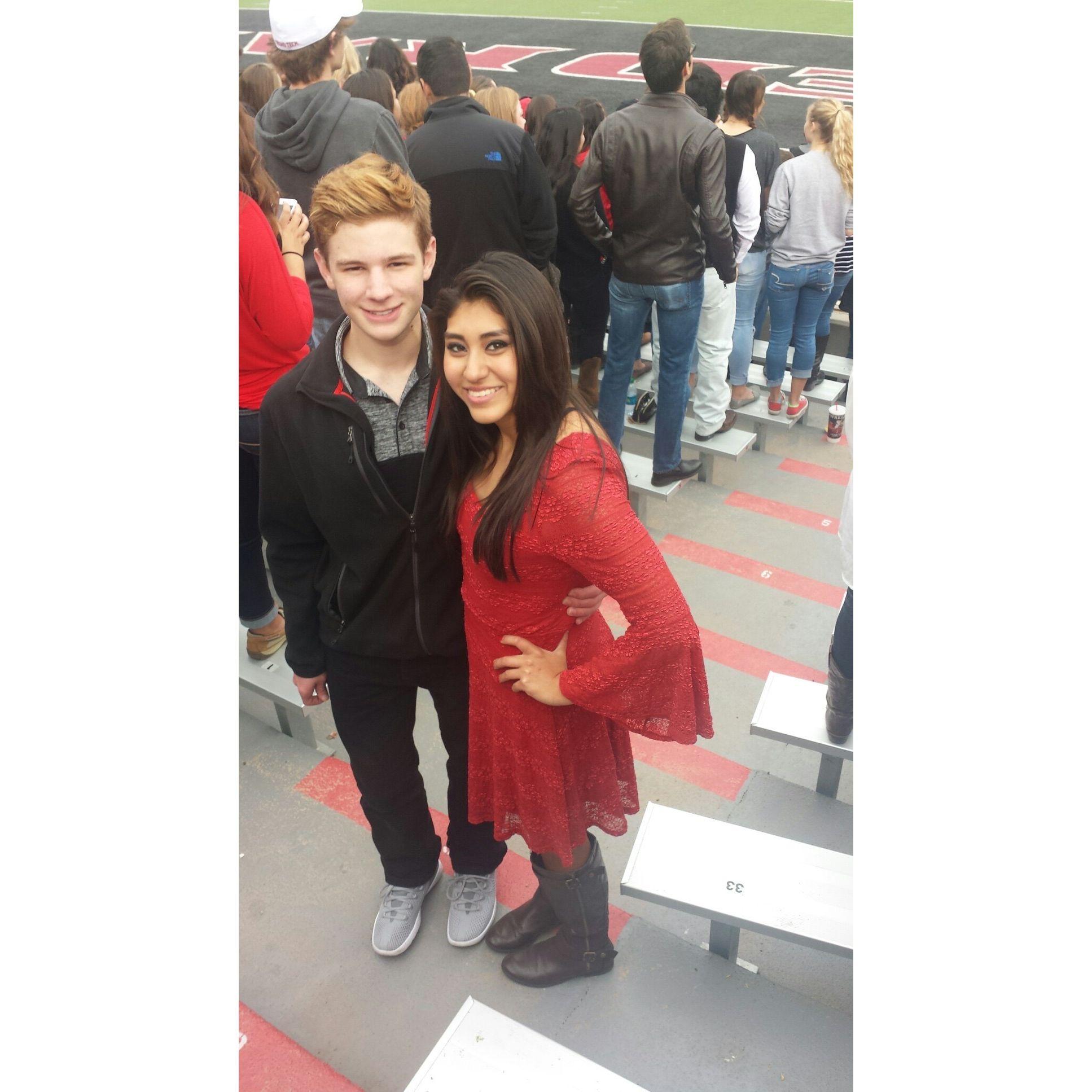 Our first Texas Tech Football Game together! December 2016