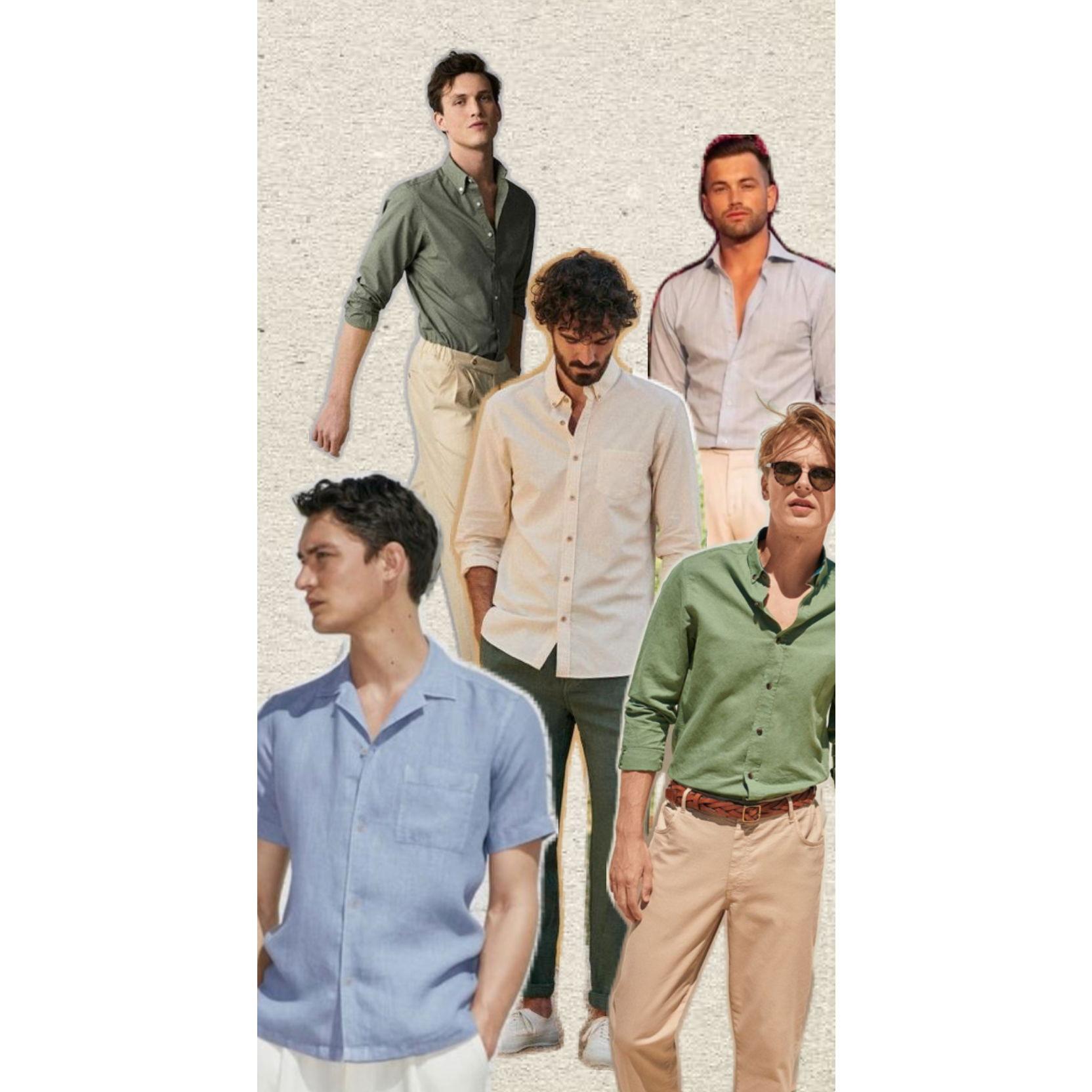Button Down Polo Shirt and Trousers