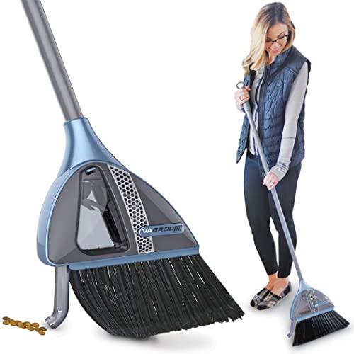VaBroom Cordless 2-in-1 Sweeper with Built-In Vacuum