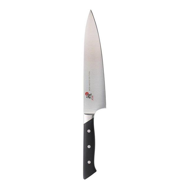 Miyabi Morimoto Edition Chef's Knife, 8-inch, Black w/Red Accent/Stainless Steel